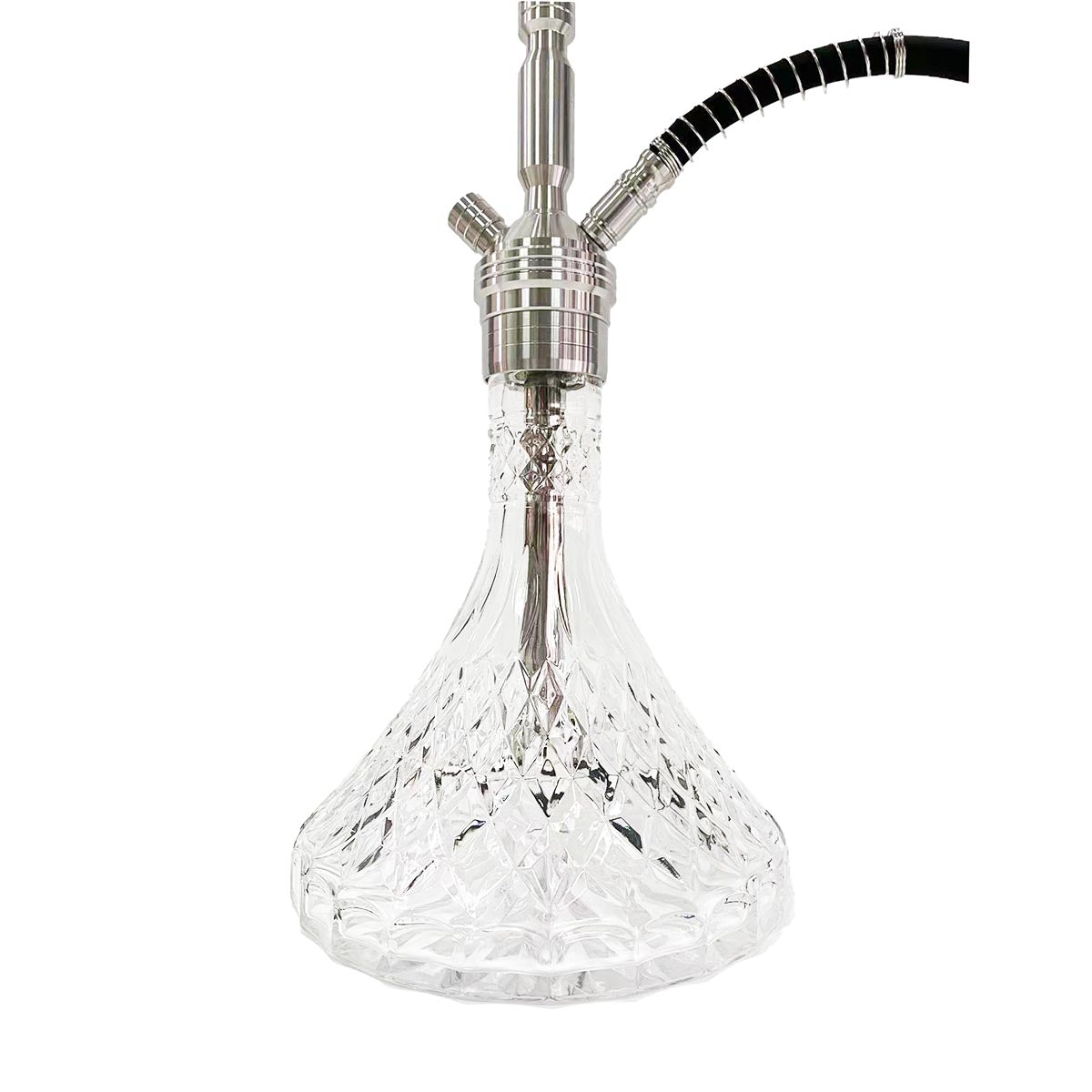 Stainless Steel Hookah Complete Set MIG Shisha Russia Chicha Nargile Cachimba