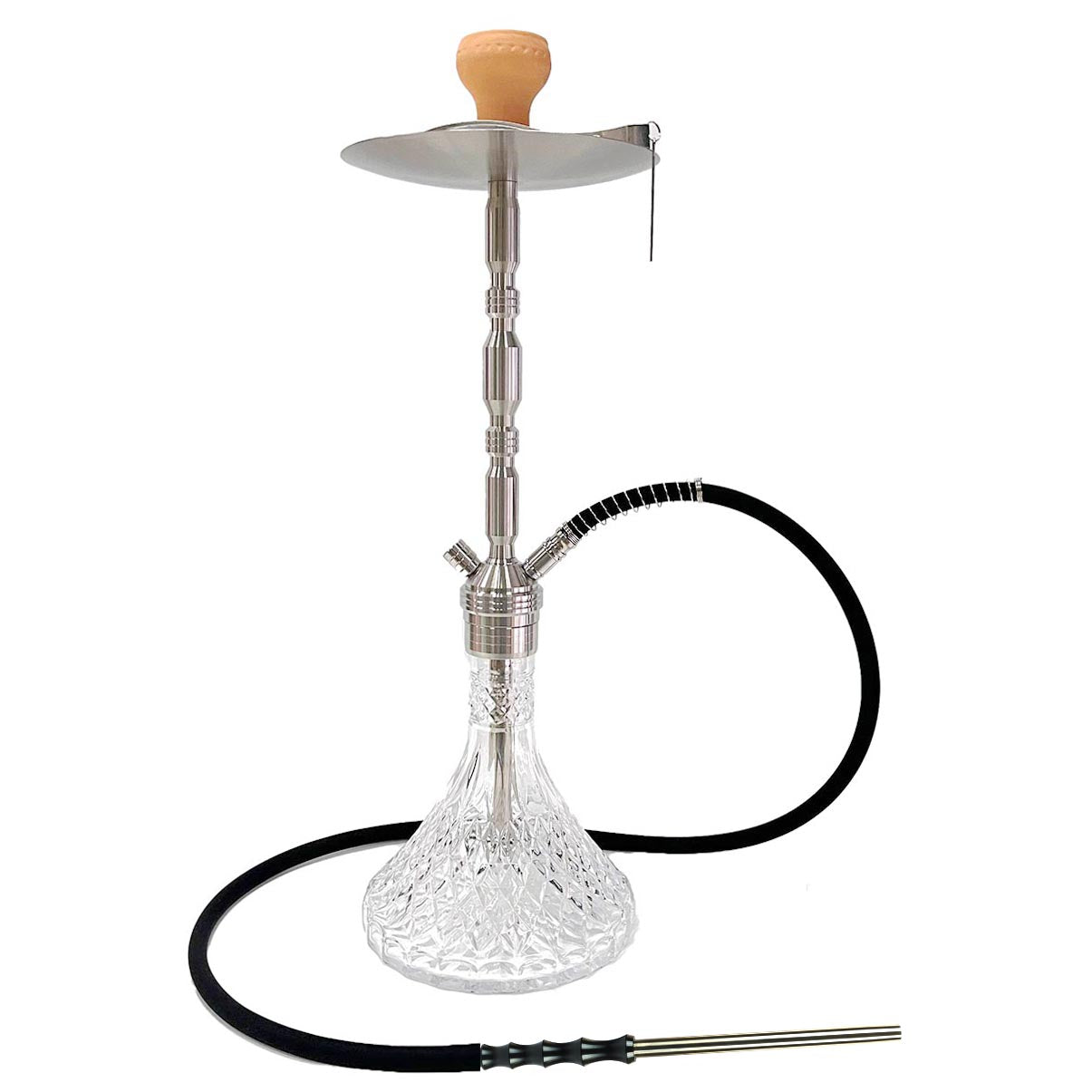 Stainless Steel Hookah Complete Set MIG Shisha Russia Chicha Nargile Cachimba