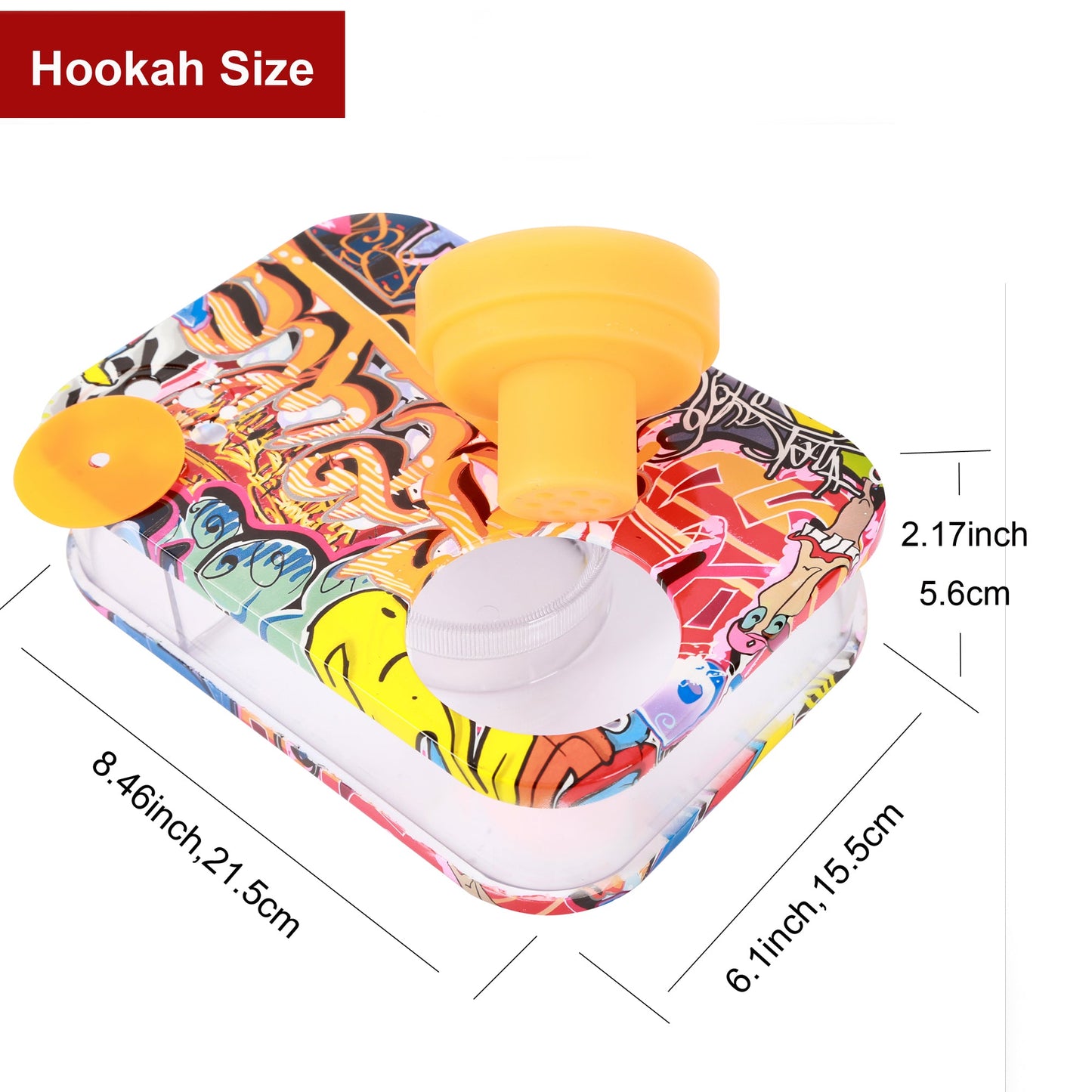 Acrylic Hookah Set with LED Silicone Shisha Bowl Hose Tongs Sheesha Chicha Cachimba Narguile for Smoking