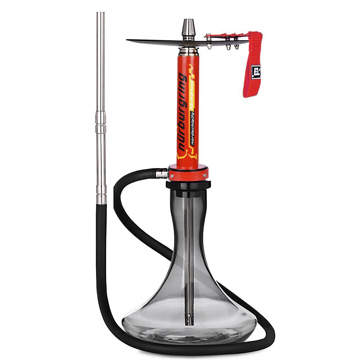 Luxury Stainless Steel hookah Set Gift Packing European Style Race Shisha Nargile Cachimba NURBURGRING Hookah